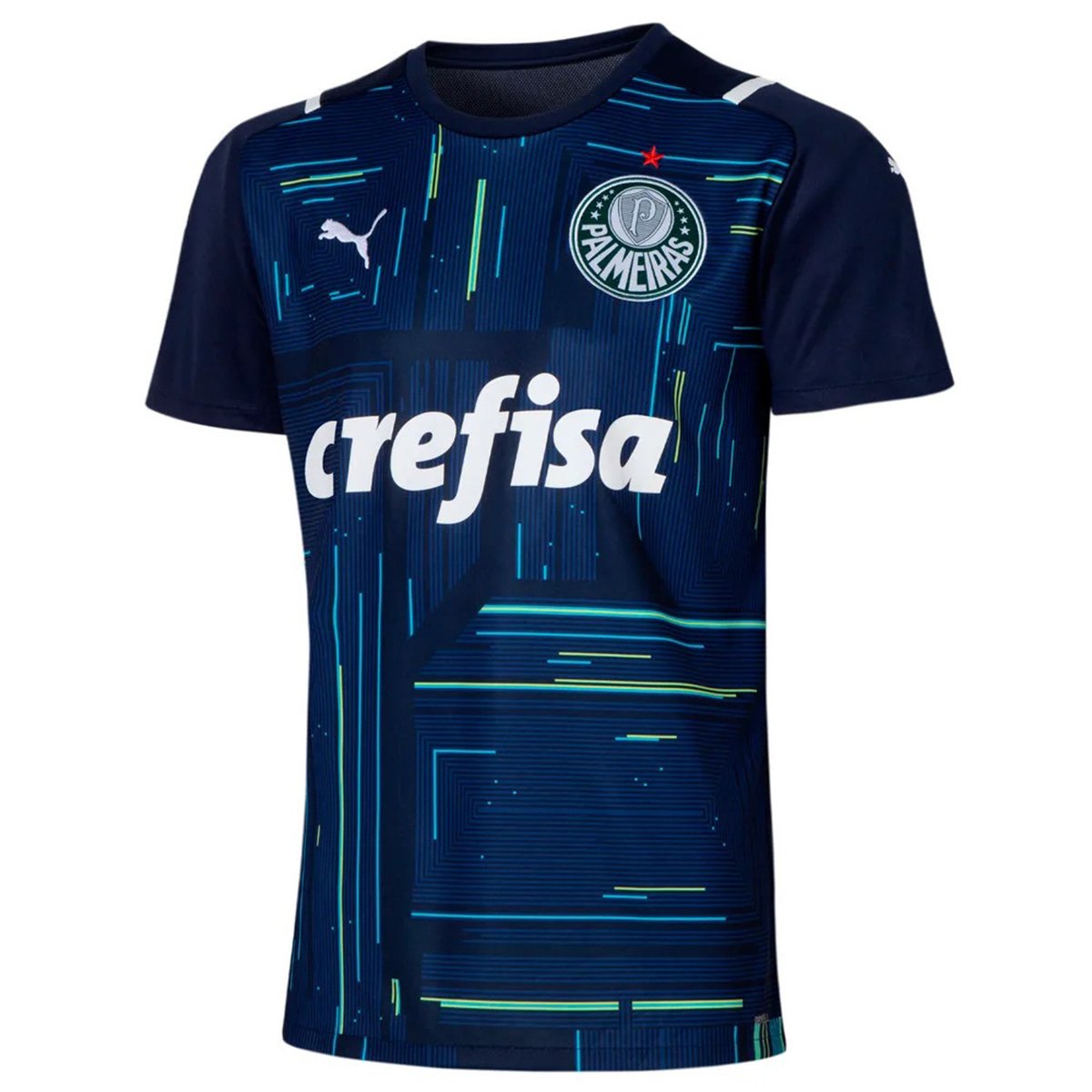 Camisa de Goleiro Palmeiras I 21/22 s/n° Torcedor Puma Masculina