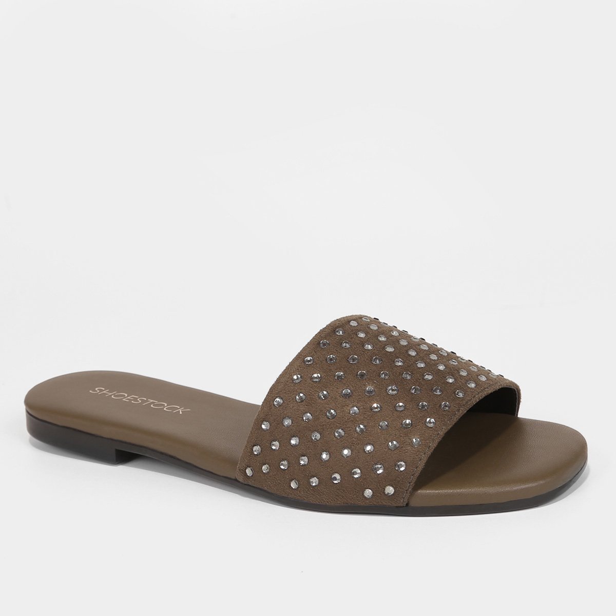 Rasteira Shoestock Slide Strass - Tam: 40 - 4