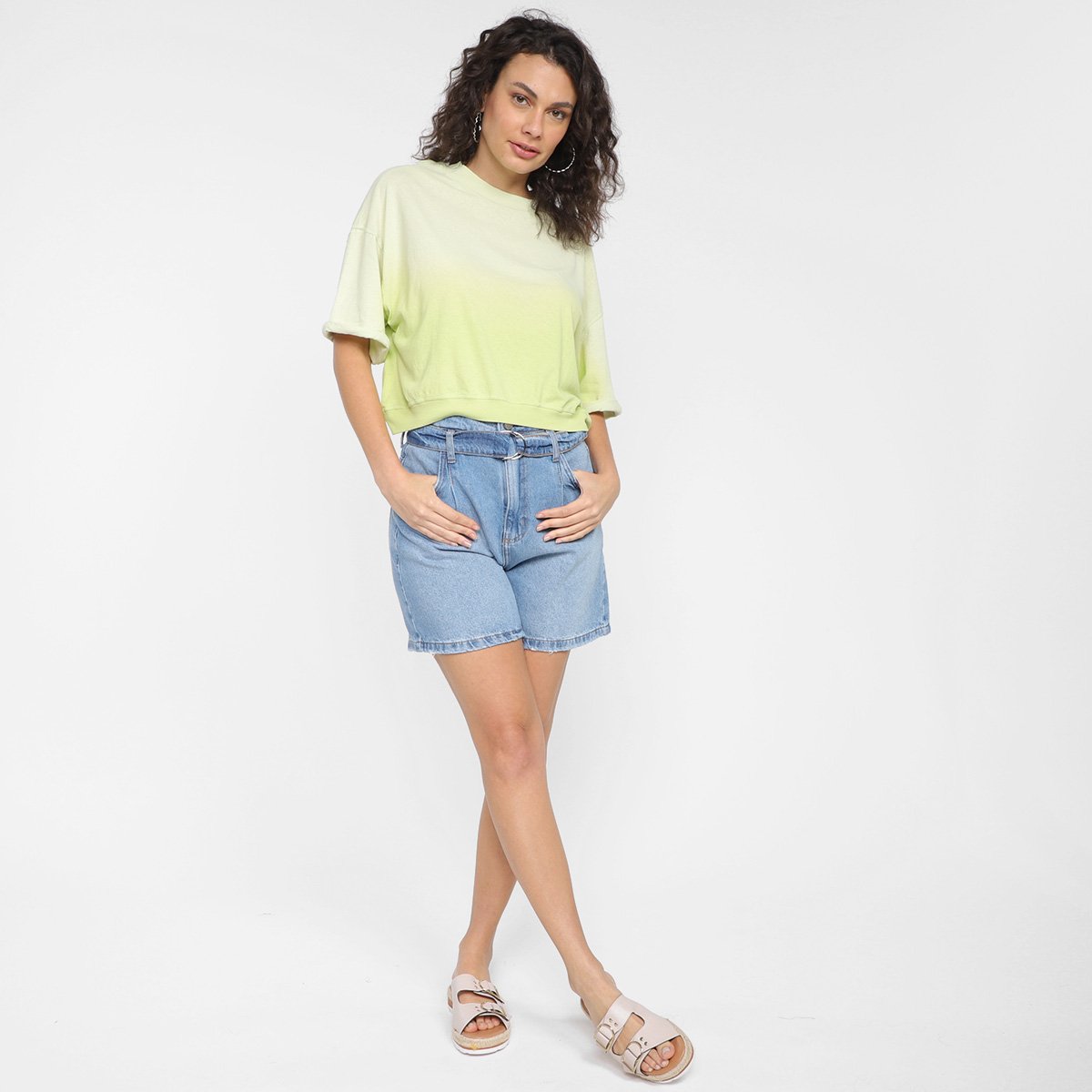 Camiseta Animale Jeans Raglan Feminina - Tam: EP - 3