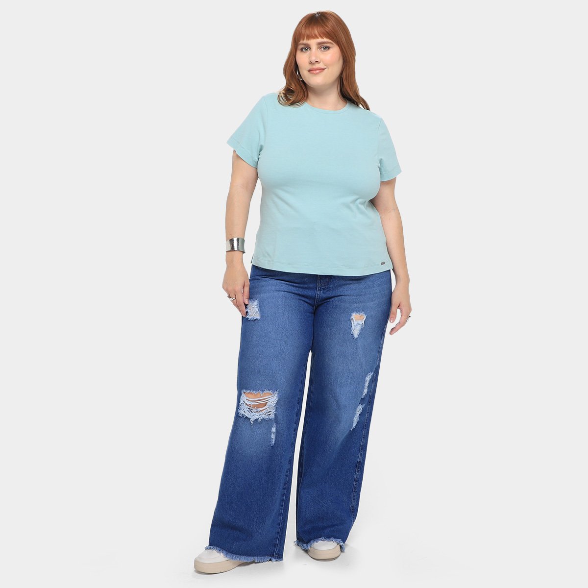 Camiseta Maelle Plus Size feminino 15398 - Tam: P - 3