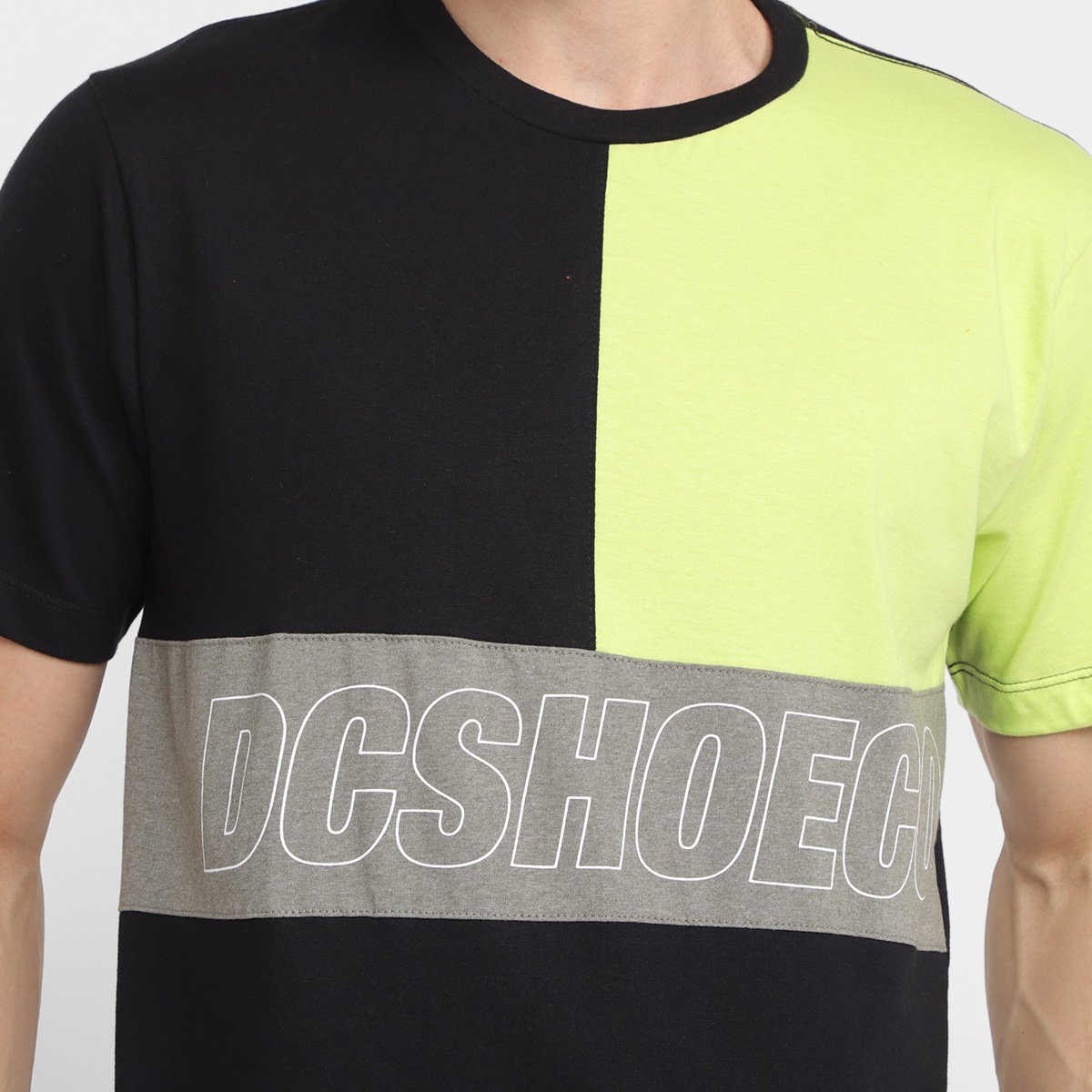 Camiseta Dc Shoes Geo Neon Cut Masculina - Tam: P - 2