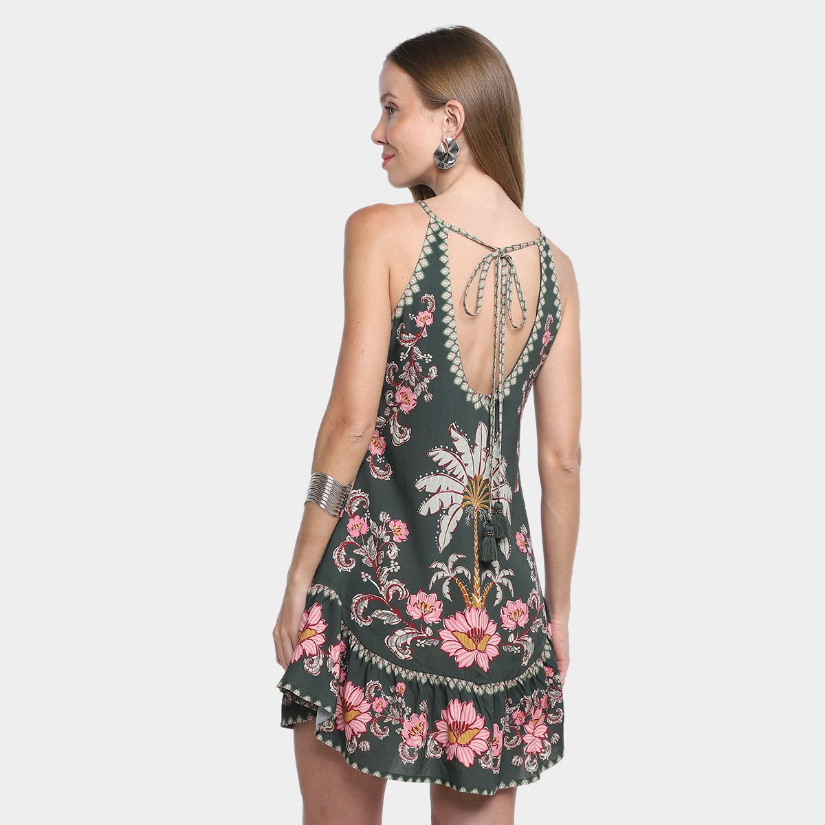 Vestido Farm Curto Ravenala - Tam: GG - 1