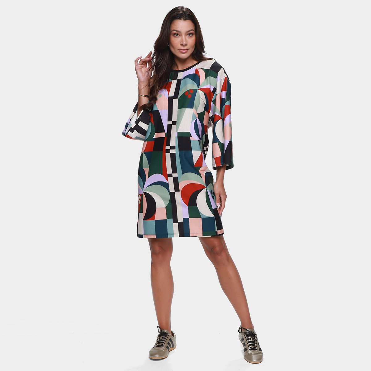 Vestido Tshirt Farm Recanto dos Coqueiros Feminino - Tam: G - 3