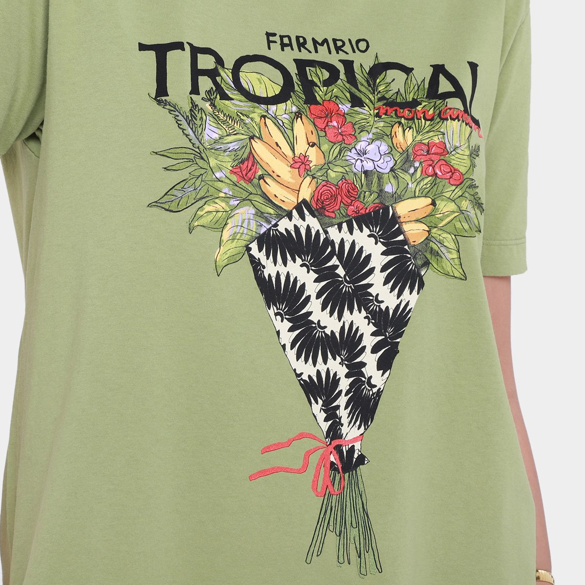 Camiseta Farm Fit Bouquet Tropical - Tam: G - 2