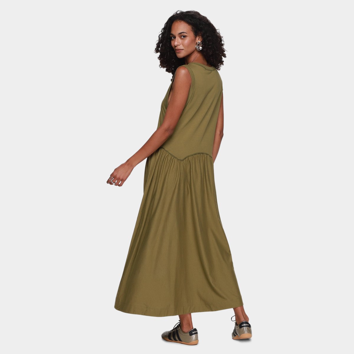 Vestido Longo Farm Casual Feminino - Tam: M - 1