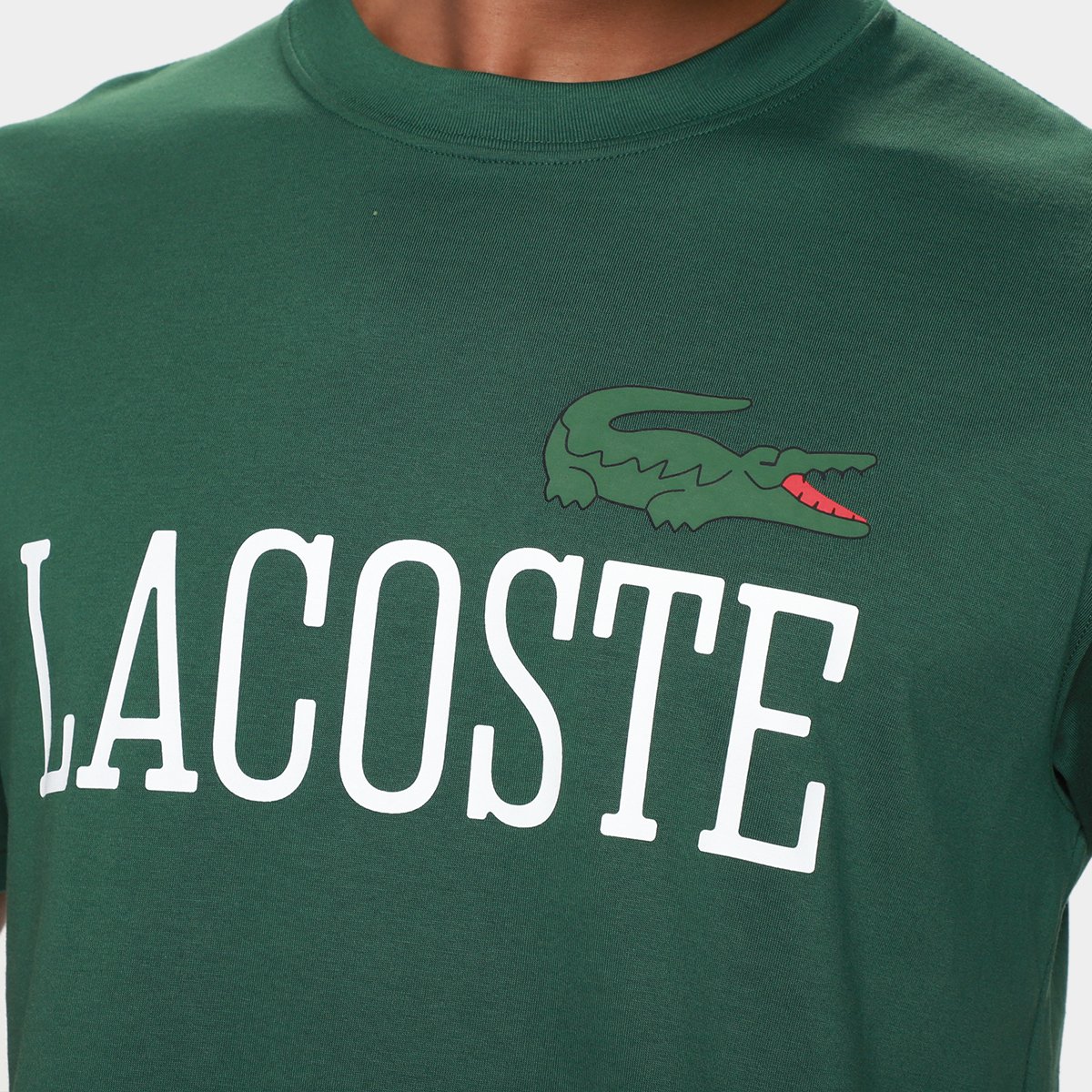 Camiseta Lacoste Casual Masculina - Tam: M - 2