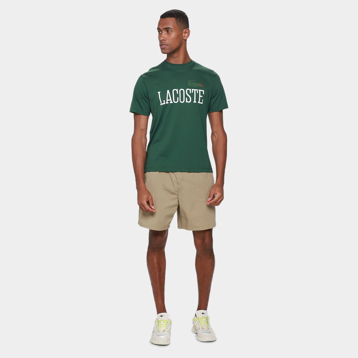 Camiseta Lacoste Casual Masculina - Tam: M - 4