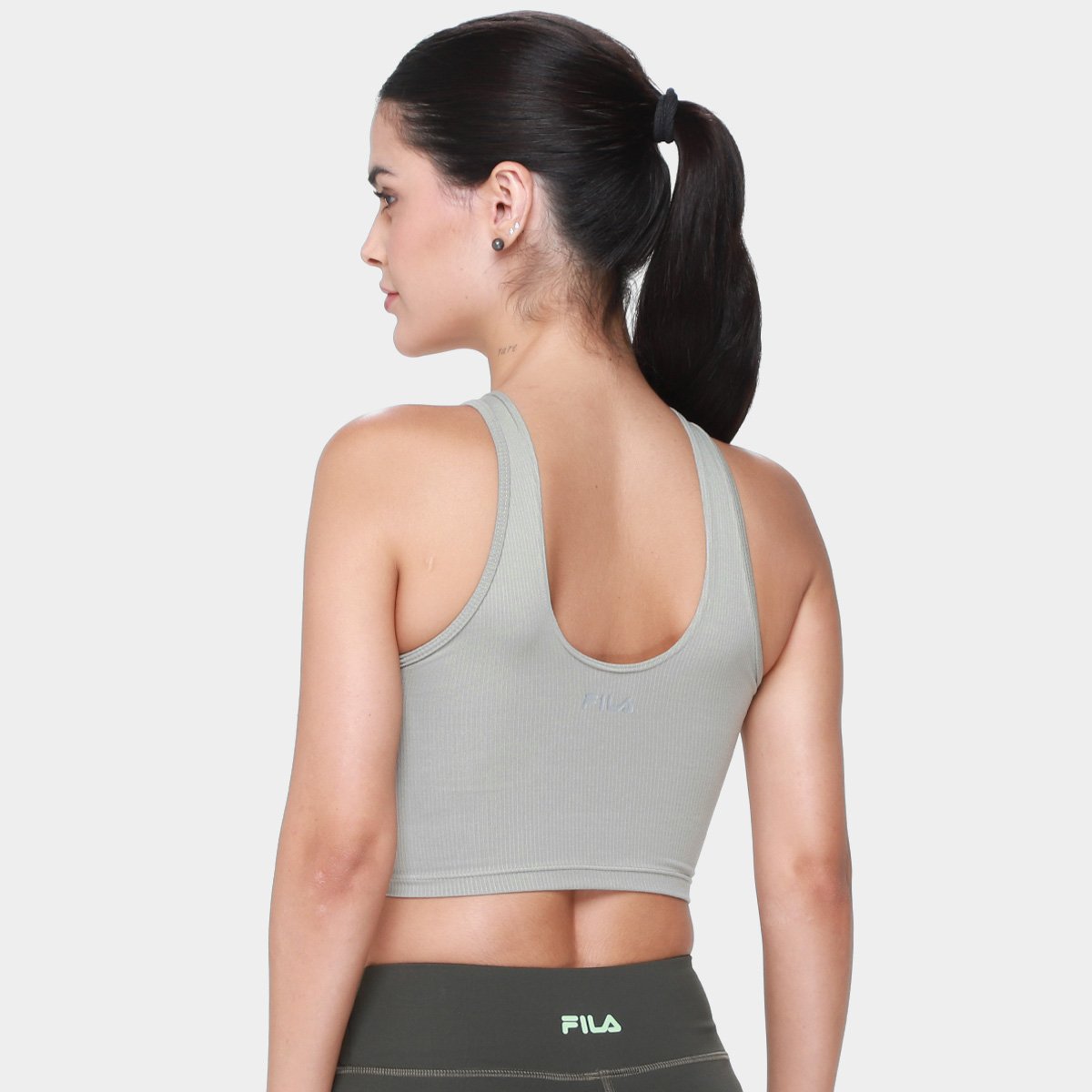 Top Fila Long Life Ribbed Feminino - Tam: GG - 1