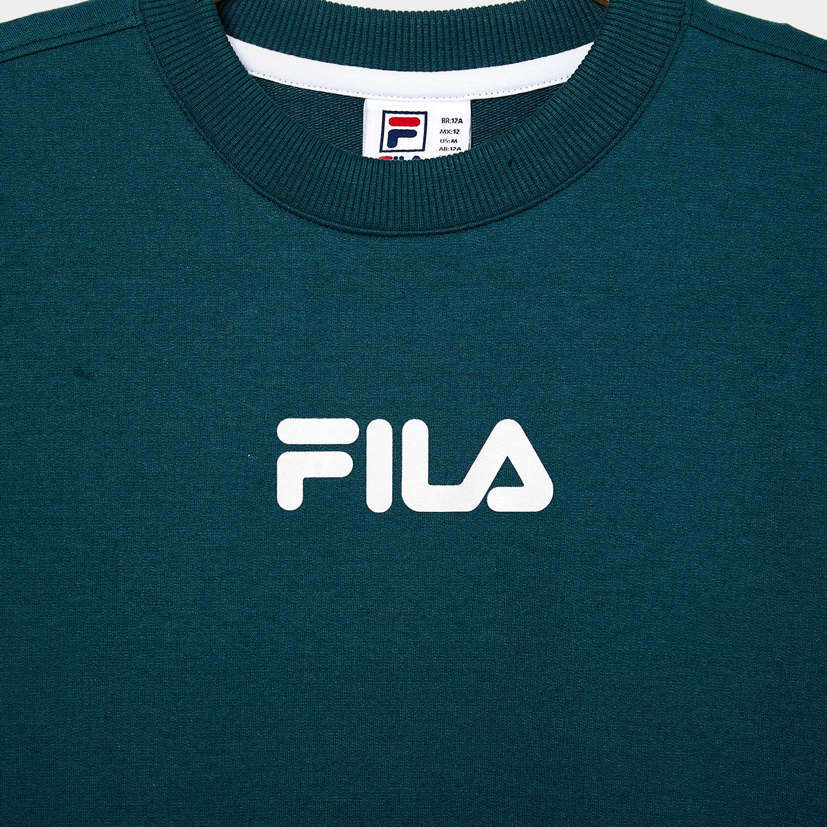Moletom Infantil Fila Regular Letter Light Menino - Tam: 12A - 1