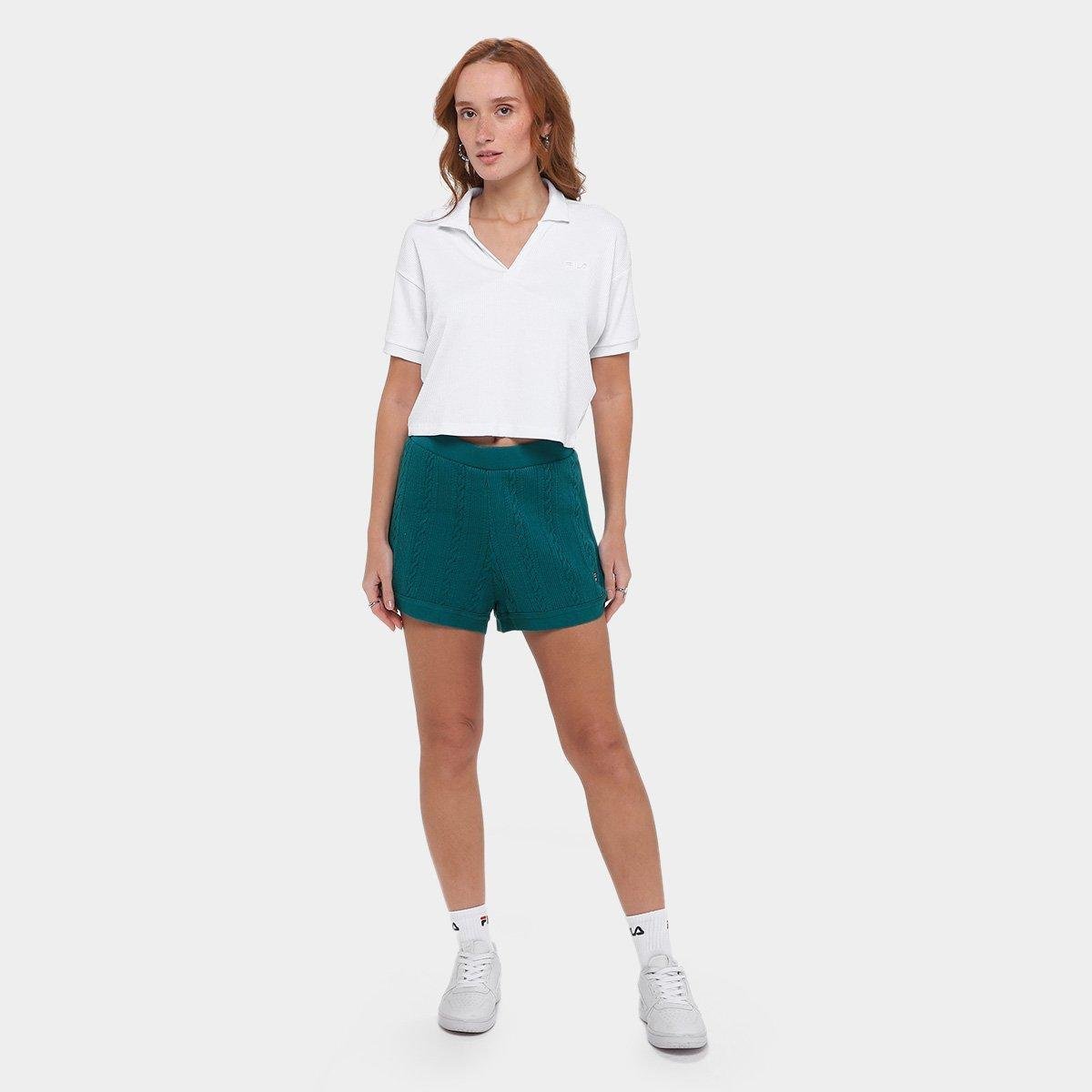Shorts Fila UC Knit Stripe Feminino - Tam: GG - 3