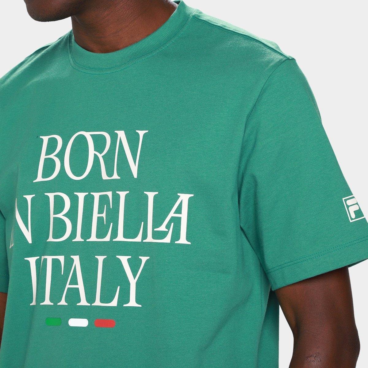 Camiseta Fila Comfort Born in Biella Letter Masculina - Tam: P - 2