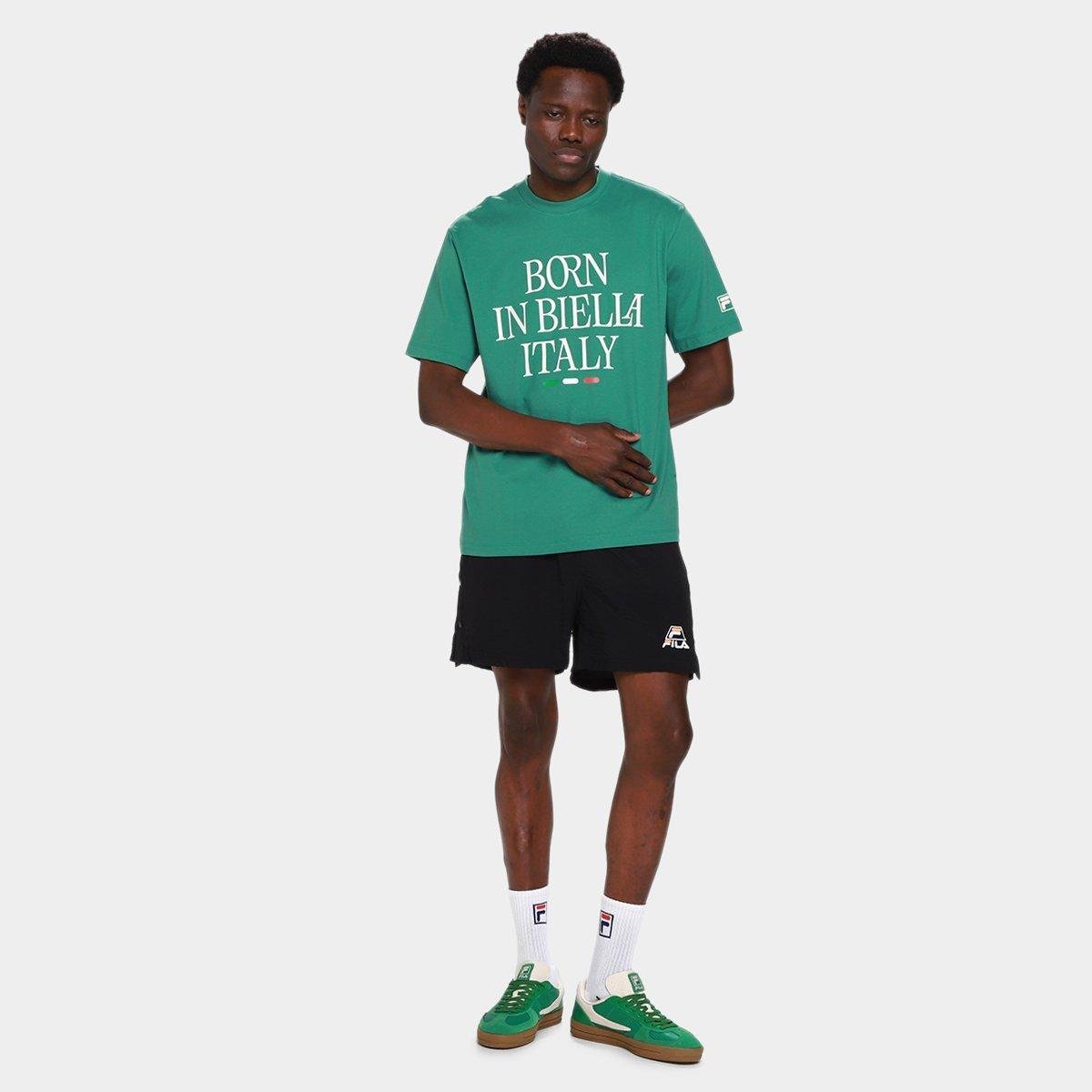 Camiseta Fila Comfort Born in Biella Letter Masculina - Tam: P - 3