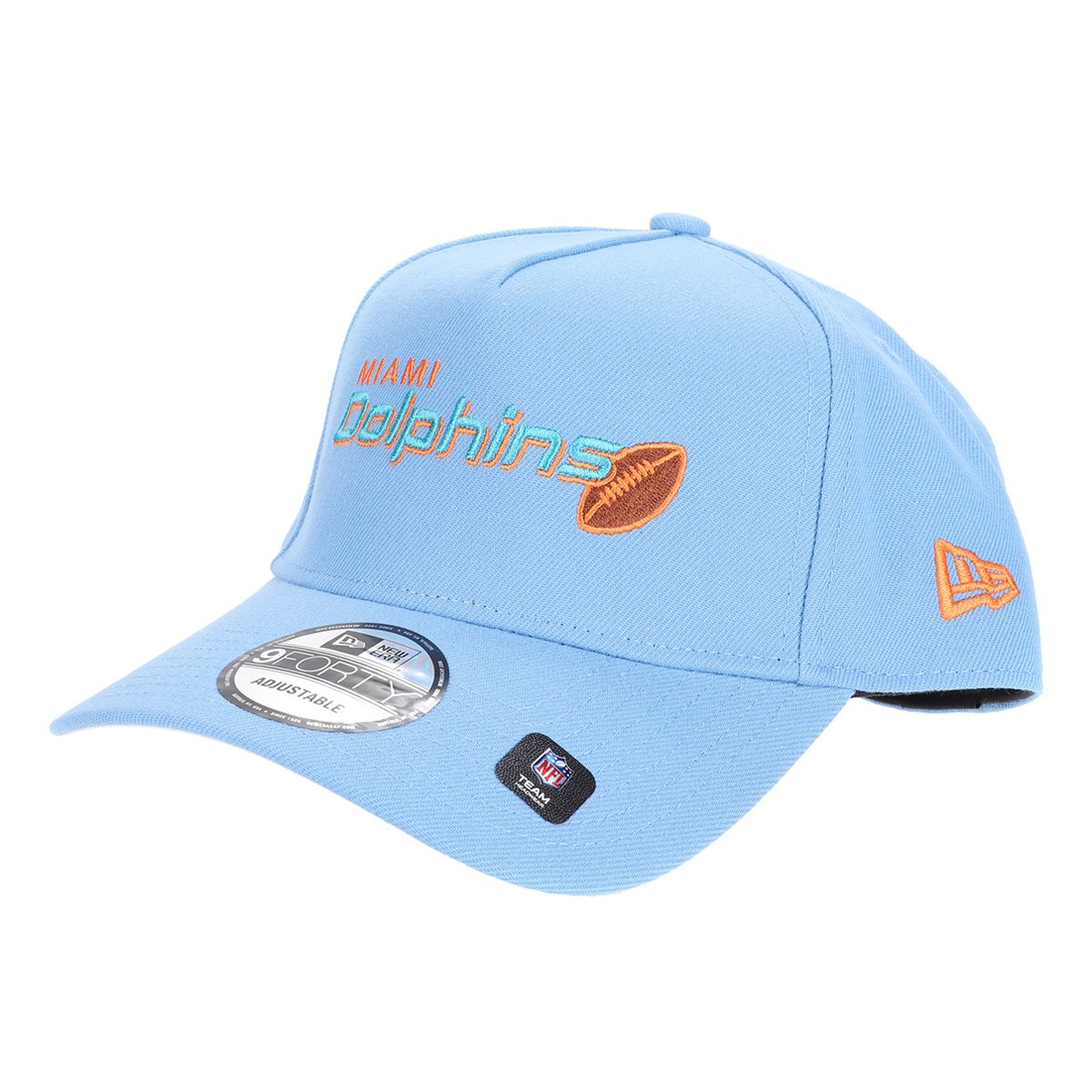 Boné New Era NFL Miami Dolphins Aba Curva Masculino