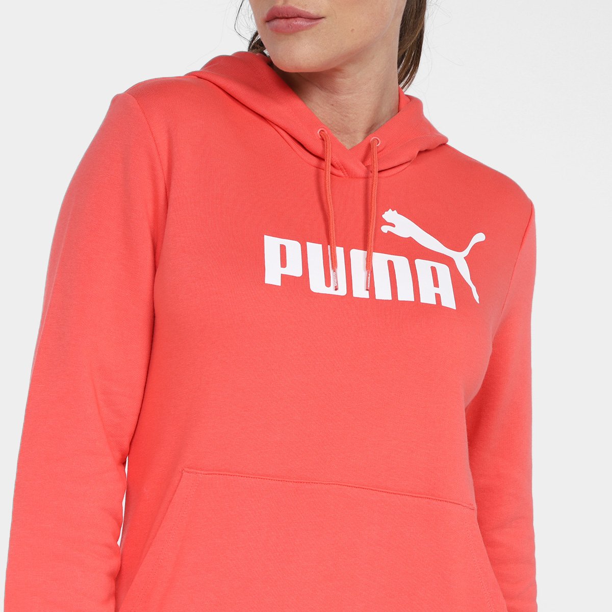 Moletom Puma Logo Com Capuz Feminino - Tam: G - 2