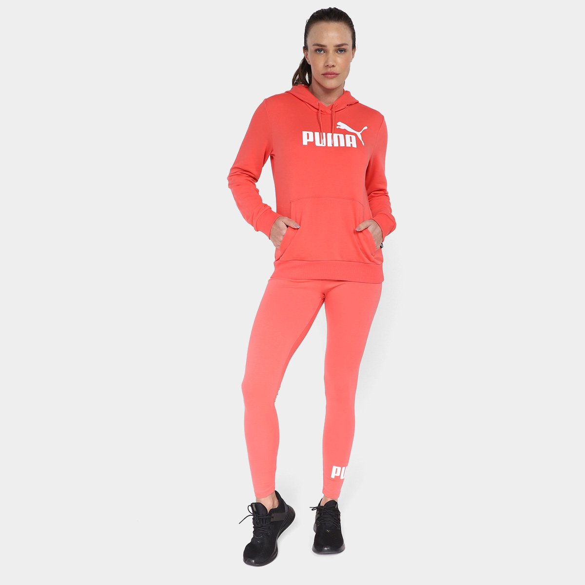 Moletom Puma Logo Com Capuz Feminino - Tam: G - 3