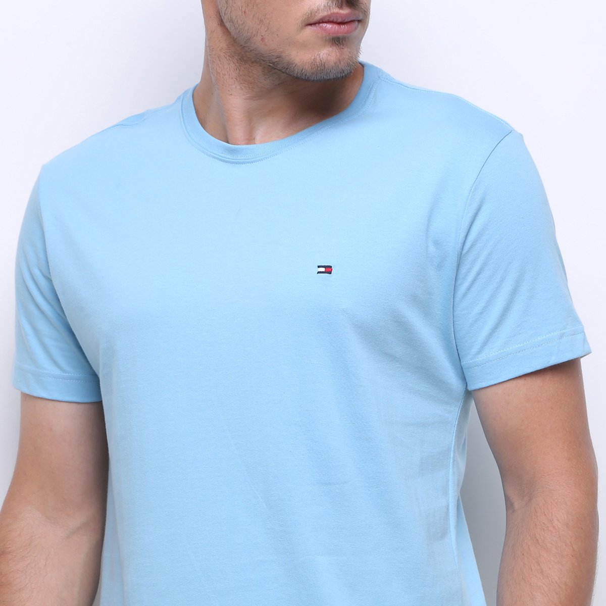 Camiseta Tommy Hilfiger Básica Logo Masculina - Tam: P - 2
