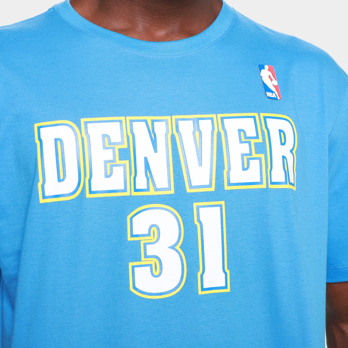 Camiseta NBA Denver Nuggets Nene Mitchell & Ness Masculina - Tam: P - 2