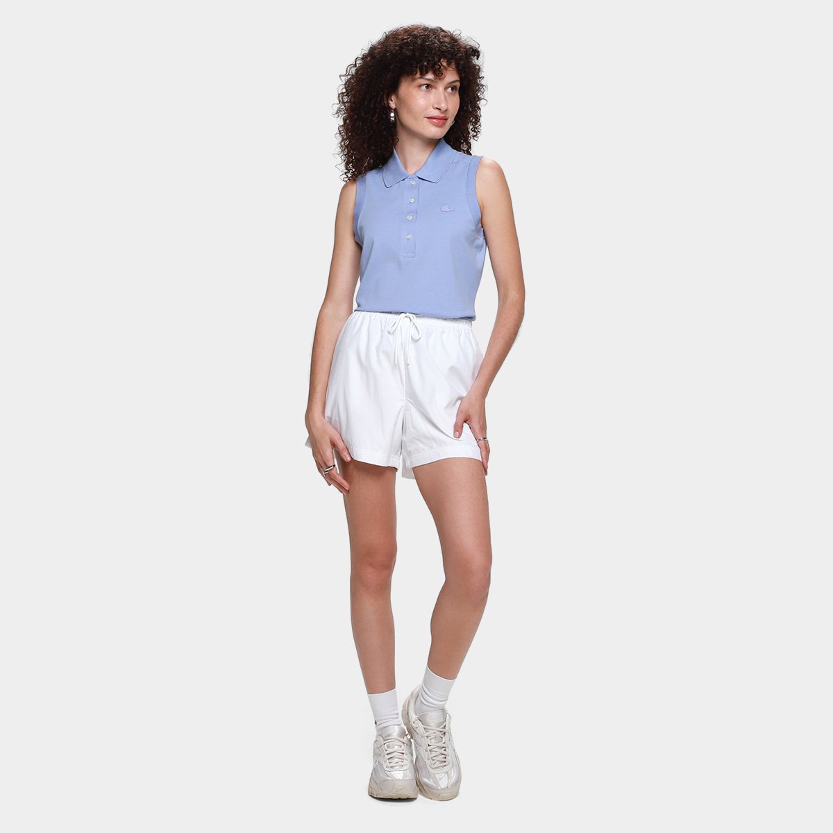 Camisa Polo Lacoste Regata Feminina - Tam: GG - 3