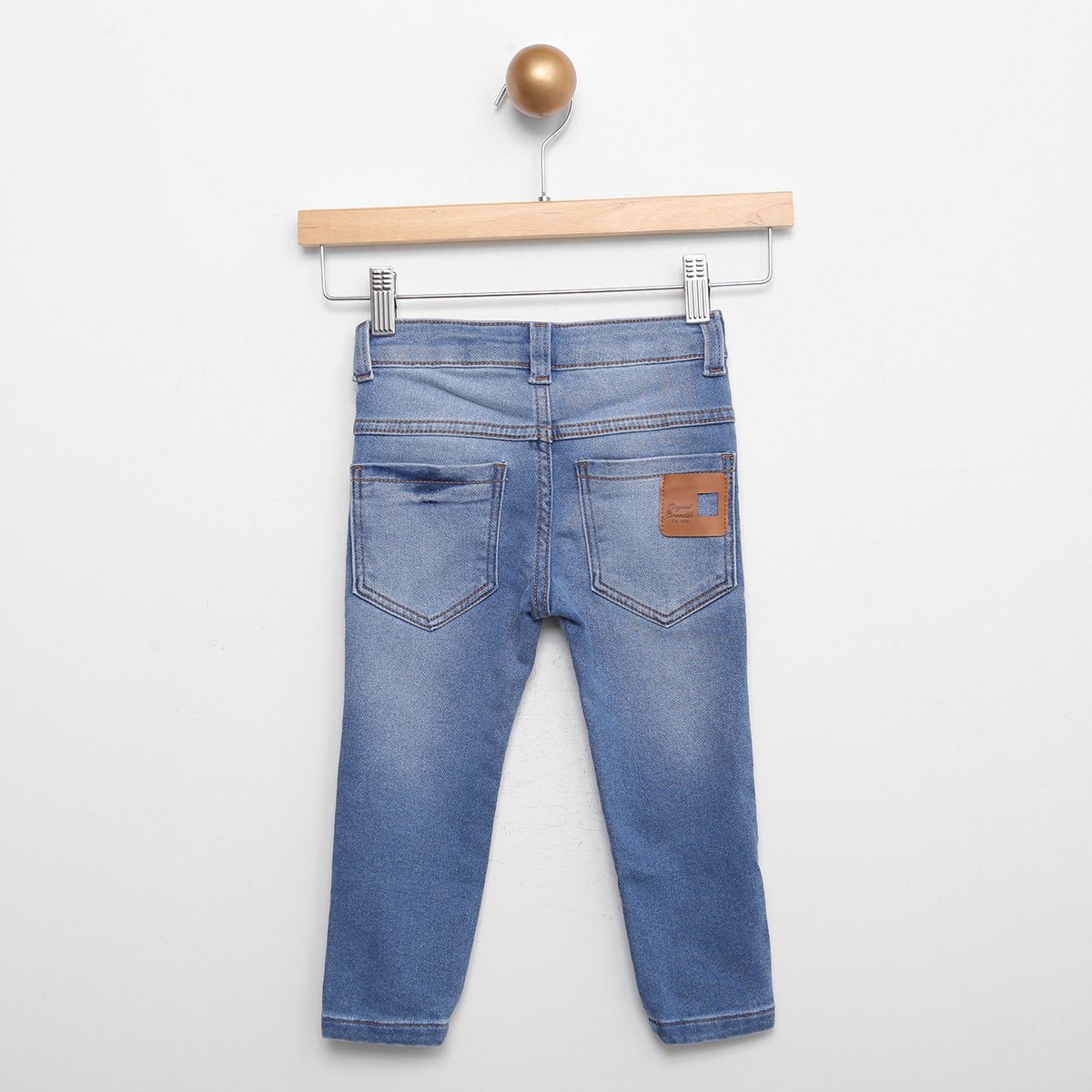 Calça Jeans Infantil Brandili Jersey Comfort Menino - Tam: 2A - 1