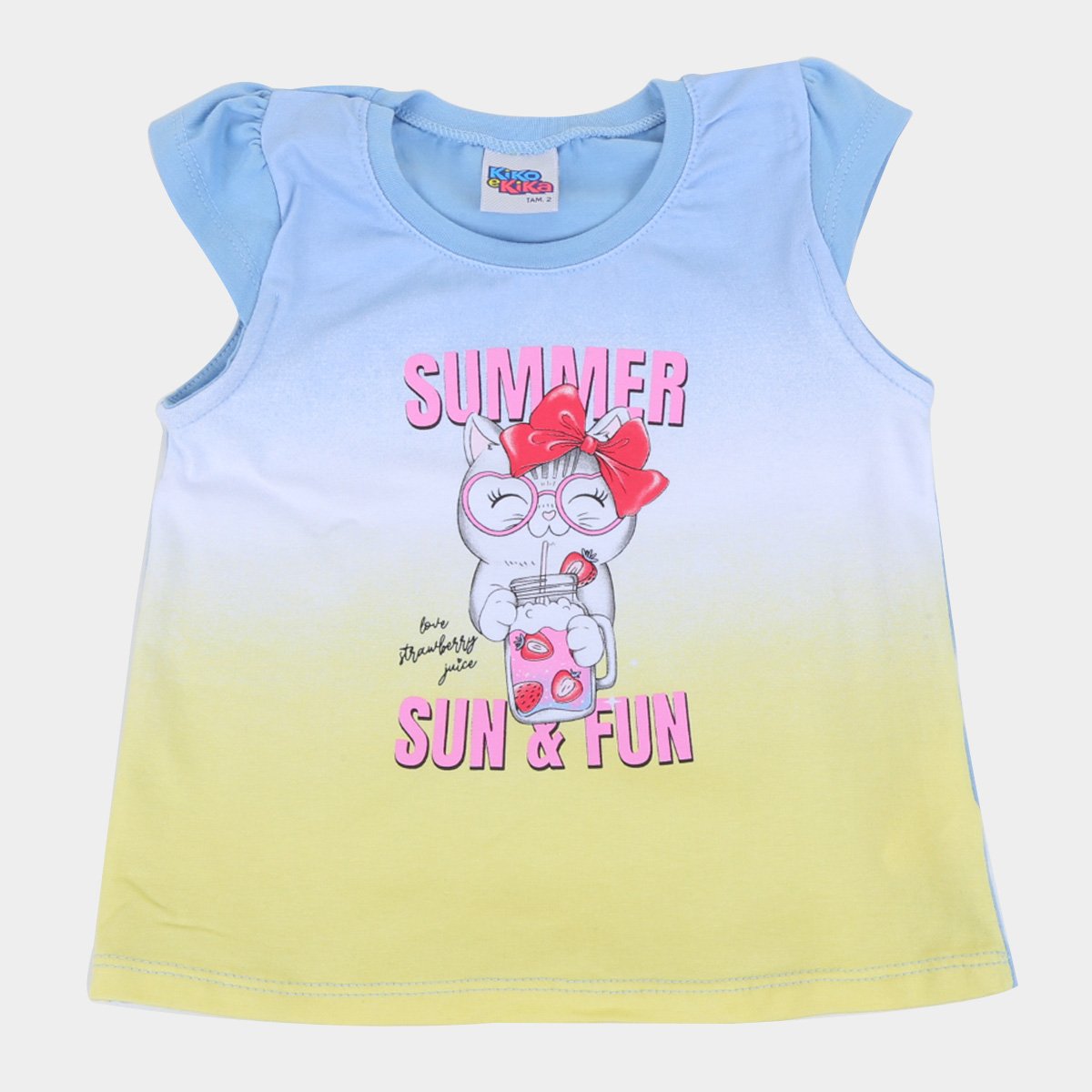 Blusa Infantil Kiko & Kika Summer Fun Feminina