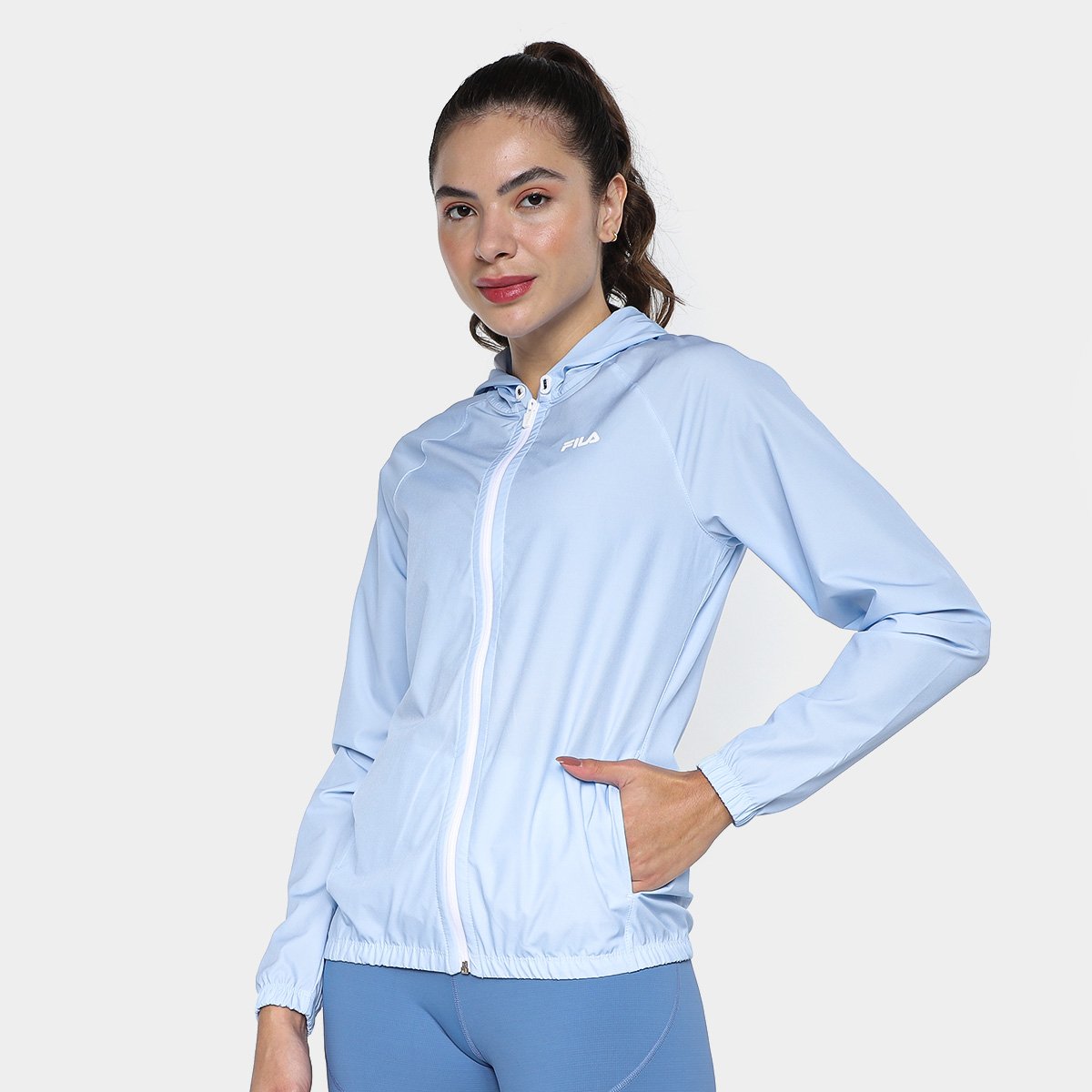 Jaqueta Corta Vento Fila Basic Run Feminina