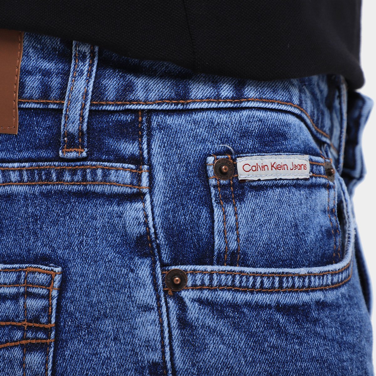 Calça Jeans Skinny Calvin Klein 5 Pockets Masculina - Tam: 42 - 2