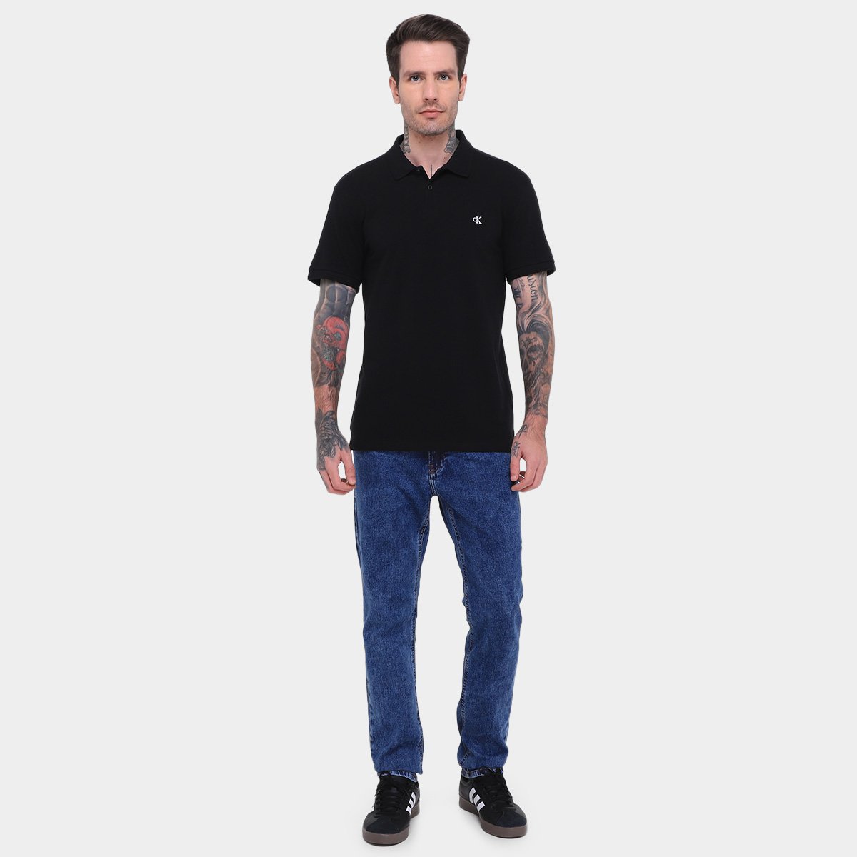 Calça Jeans Skinny Calvin Klein 5 Pockets Masculina - Tam: 42 - 3