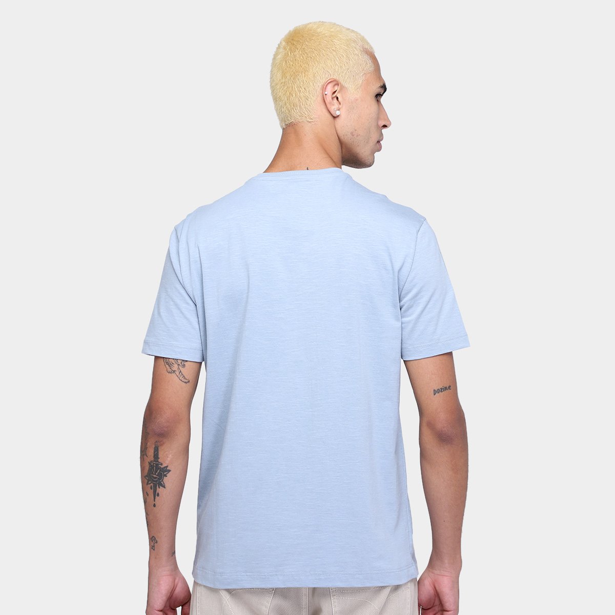 Camiseta Calvin Klein Casual Flamê Masculina - Tam: GG - 1