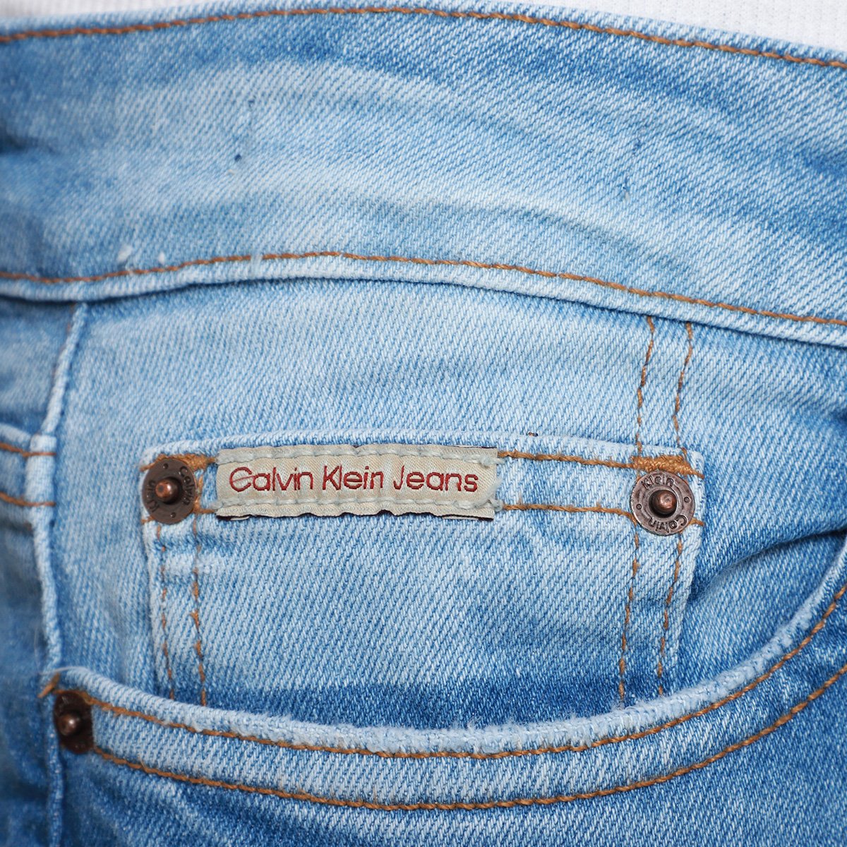 Calça Jeans Skinny Calvin Klein 5 Pockets Masculina - Tam: 46 - 2