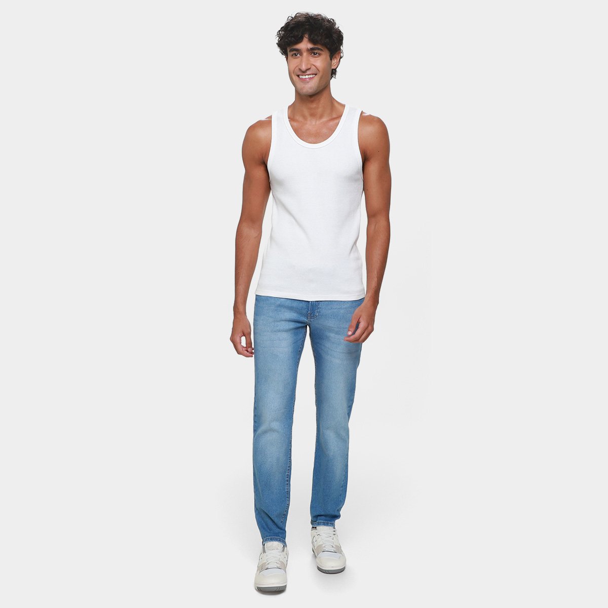 Calça Jeans Skinny Calvin Klein 5 Pockets Masculina - Tam: 46 - 5