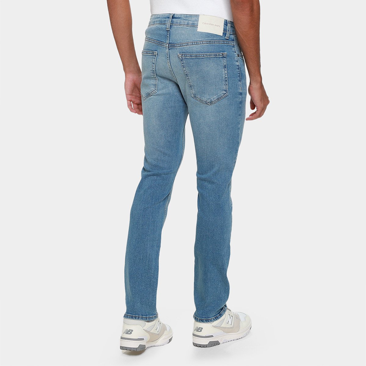 Calça Jeans Slim Calvin Klein 5 Pockets Masculina - Tam: 38 - 1