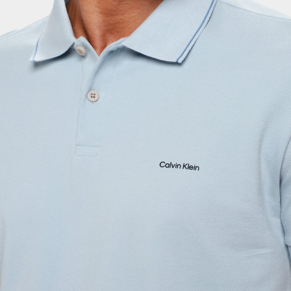 Camisa Polo Calvin Klein Slim Basica Masculino - Tam: M - 2