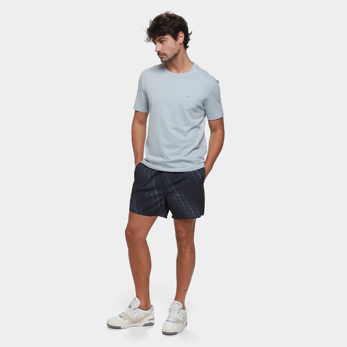 Camiseta Calvin Klein Casual Masculina - Tam: P - 3