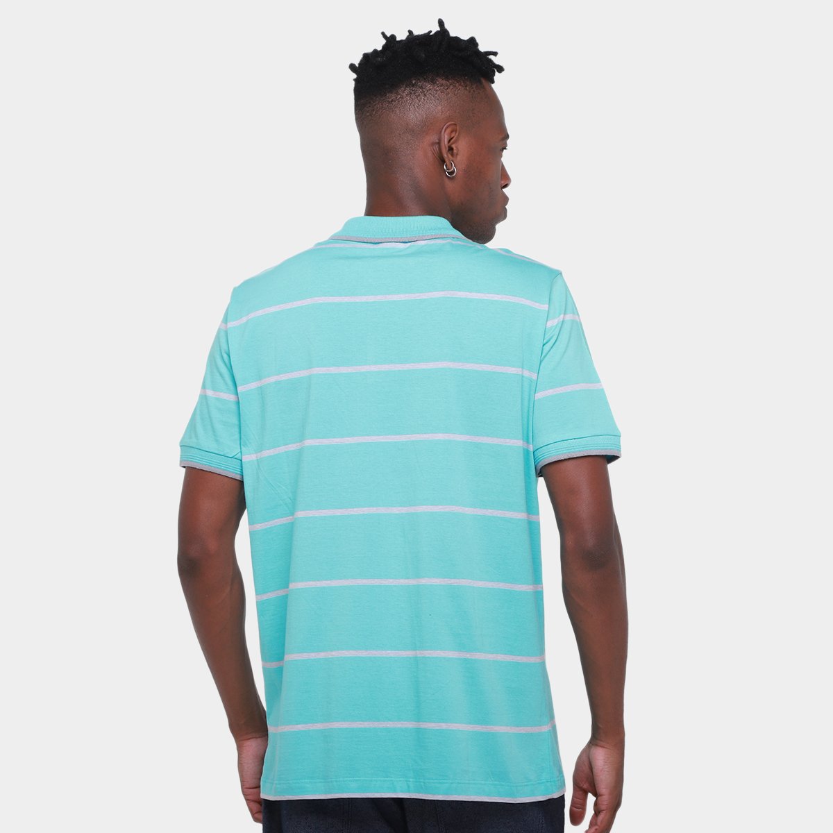 Camisa Polo Lucky Sailing Listrada Masculina - Tam: P - 1