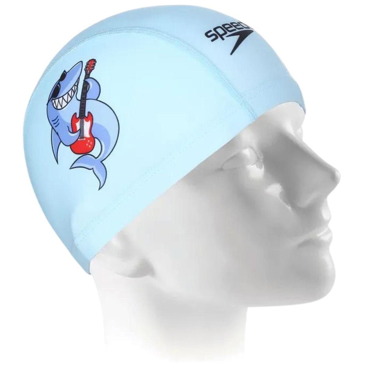 Touca Infantil Speedo Fun Cap Tubarão - 1