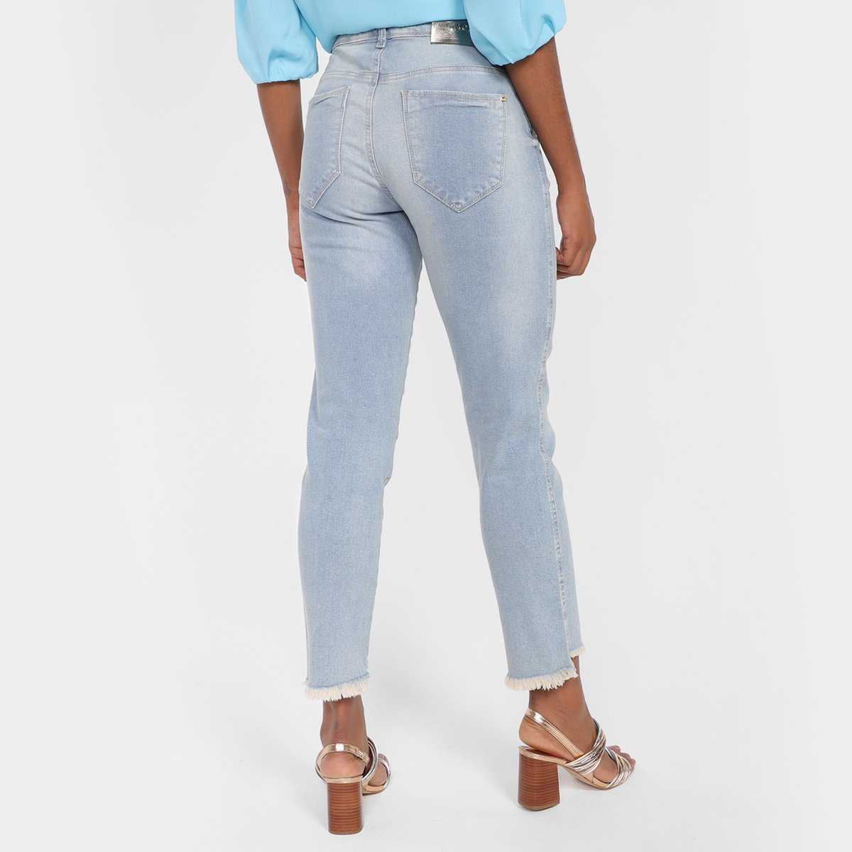 Calça Jeans Morena Rosa Giane Cigarrete Feminina - Tam: 38 - 2