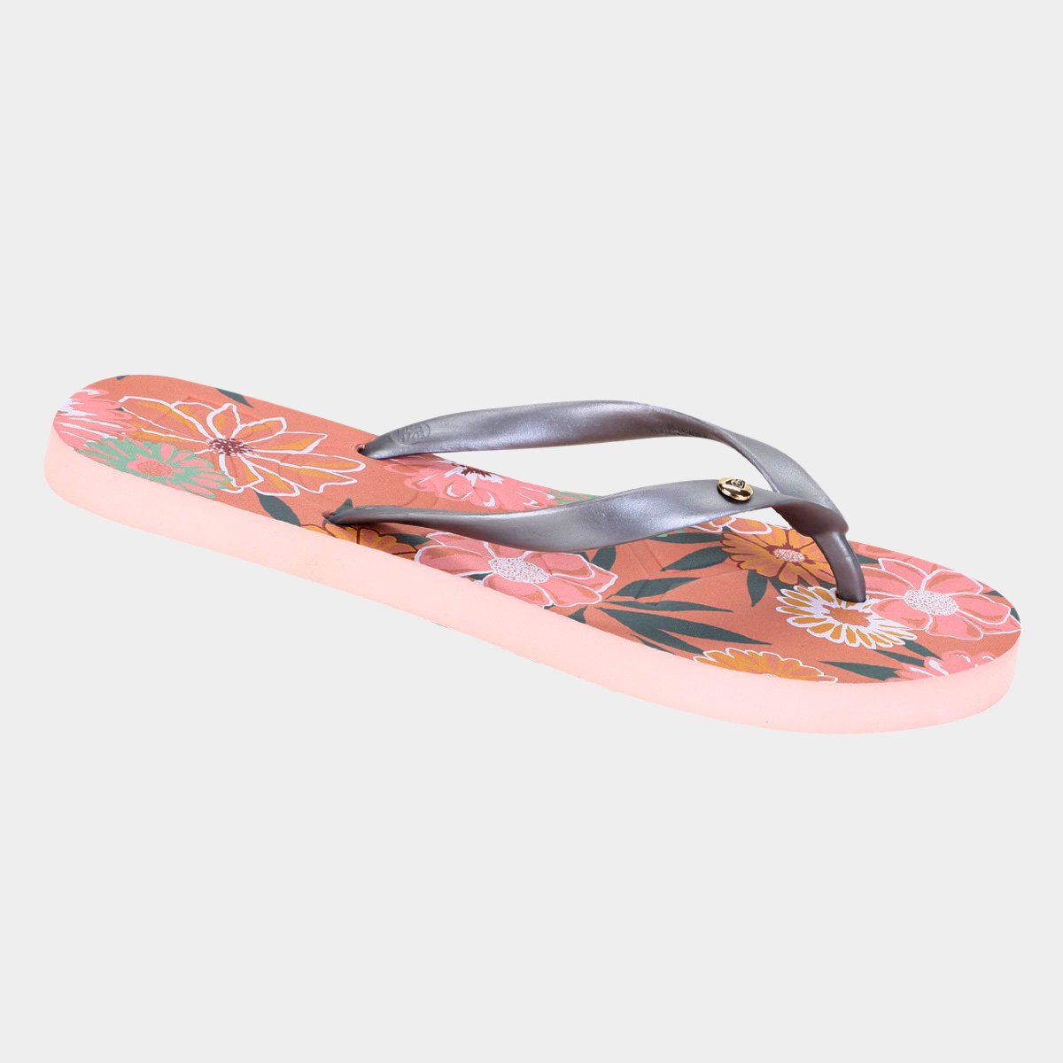 Chinelo Roxy Light Floral Sandals Feminino - Tam: 33/34 - 2