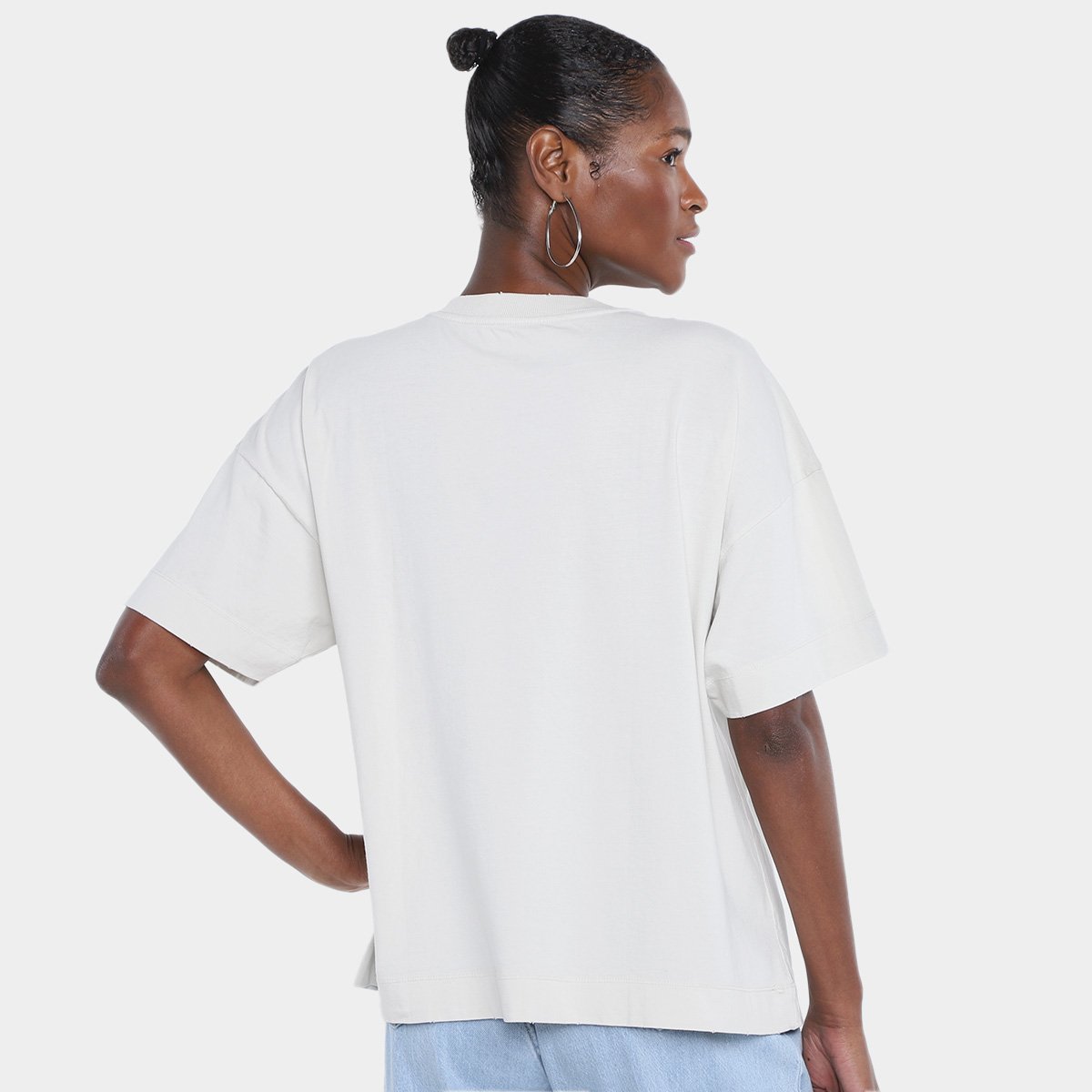 Camiseta Ellus Oversized Gothic Hotfix Feminina - Tam: M - 1