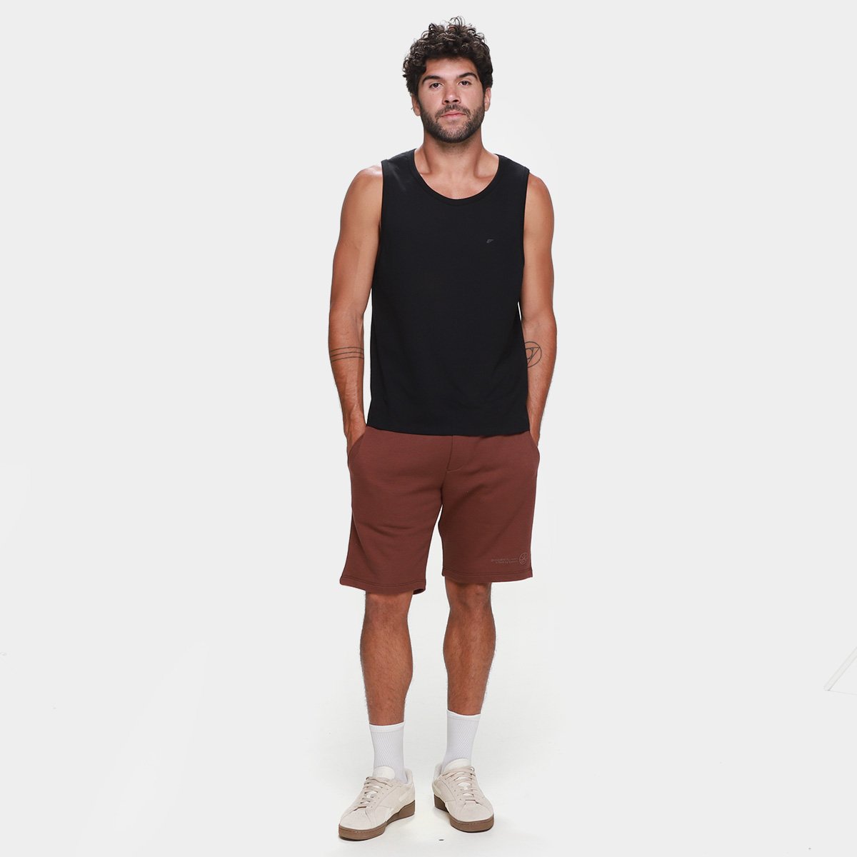 Bermuda Moletom Ellus Masculina - Tam: P - 4