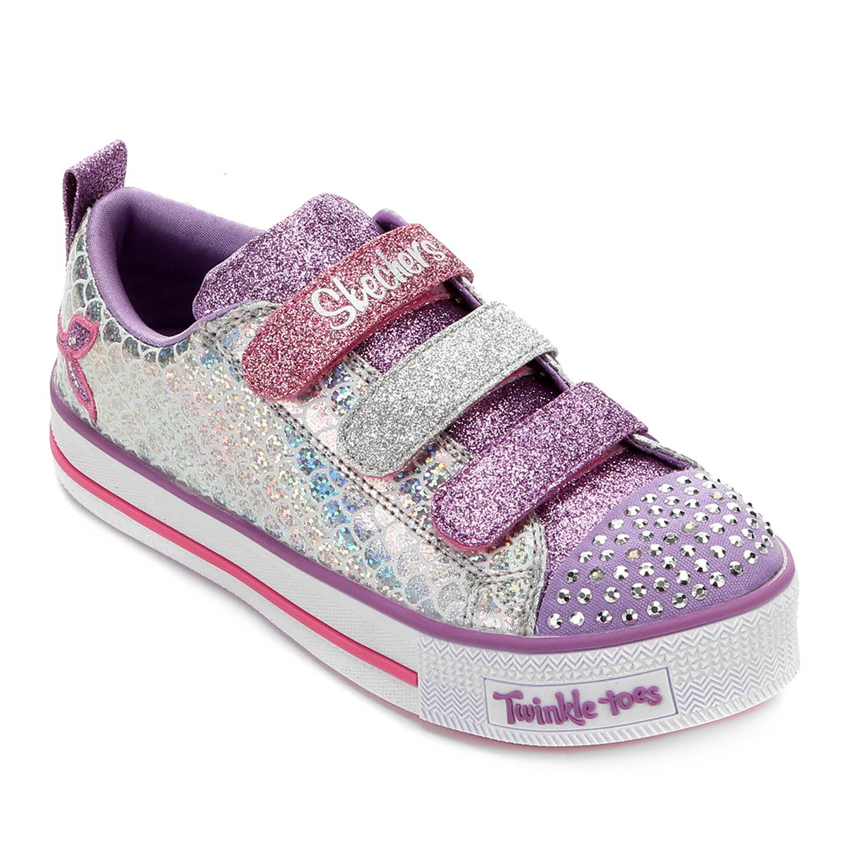 tênis infantil skechers shuffles feminino