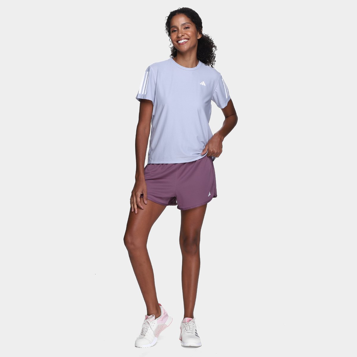 Camiseta Adidas Own The Run Base Feminina - Tam: P - 3