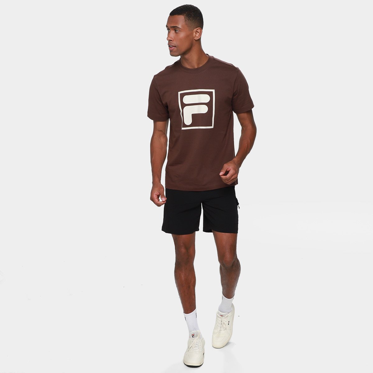 Camiseta Fila Confort F-Box Union Classics Masculina - Tam: P - 3