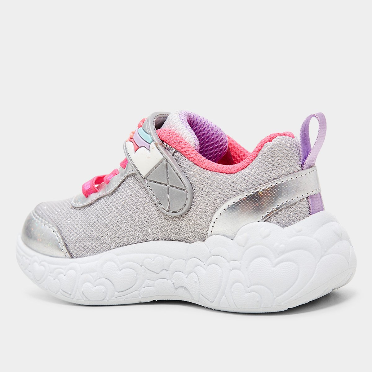 Tênis Infantil Skechers Ligths Eternal Heart Menina - Tam: 22 - 3