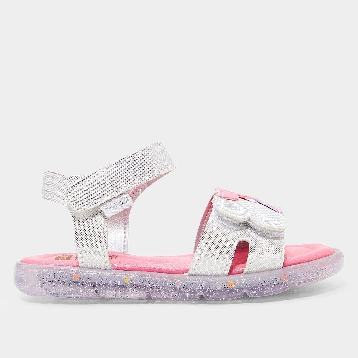 Sandália Infantil Pampili Lulli Com Led Menina - Tam: 29 - 1