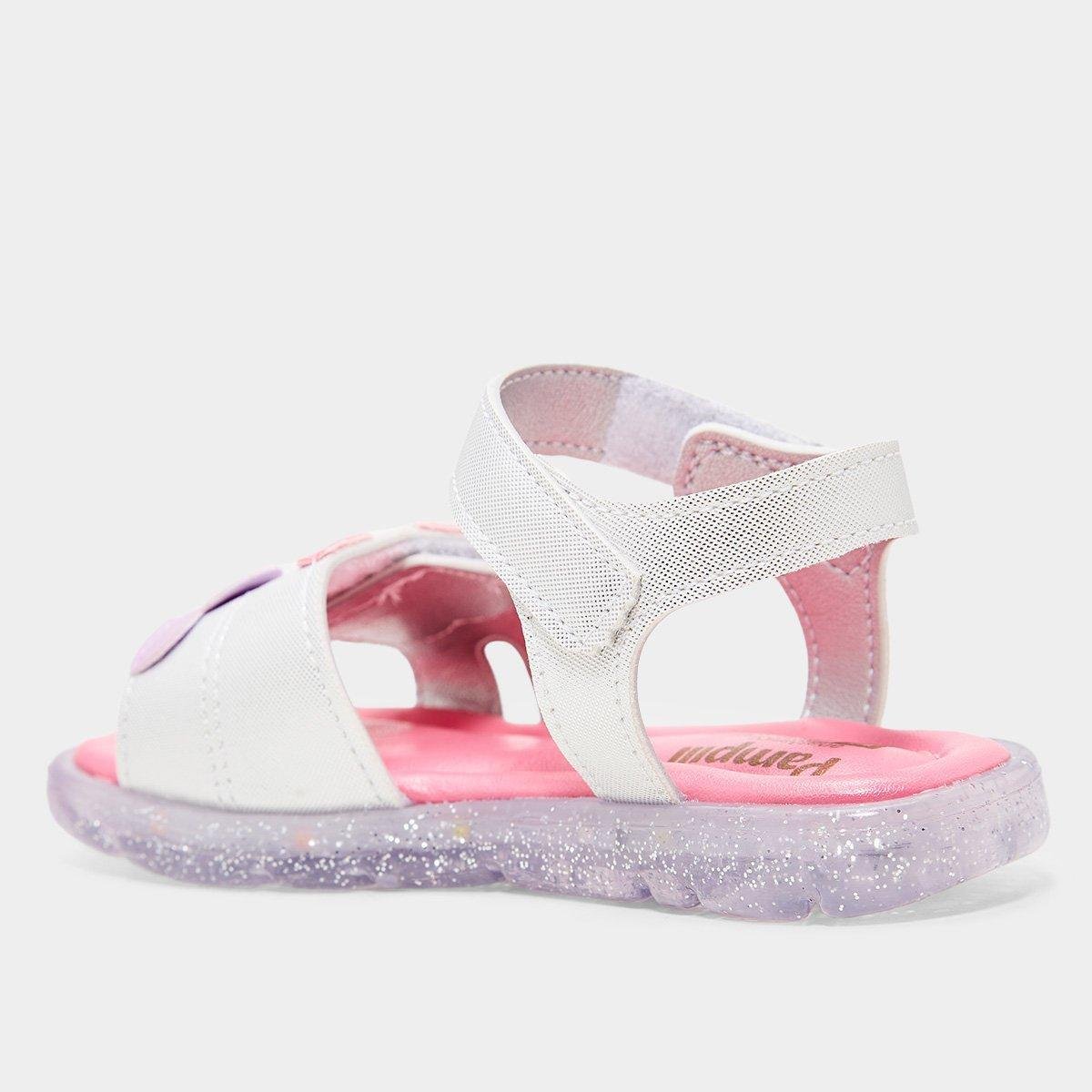 Sandália Infantil Pampili Lulli Com Led Menina - Tam: 29 - 3