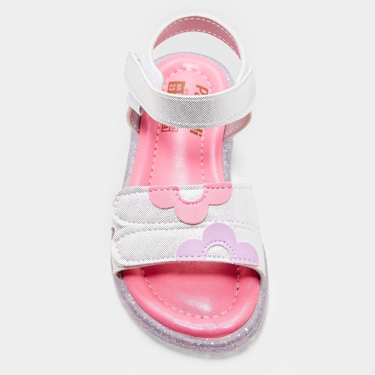 Sandália Infantil Pampili Lulli Com Led Menina - Tam: 29 - 4