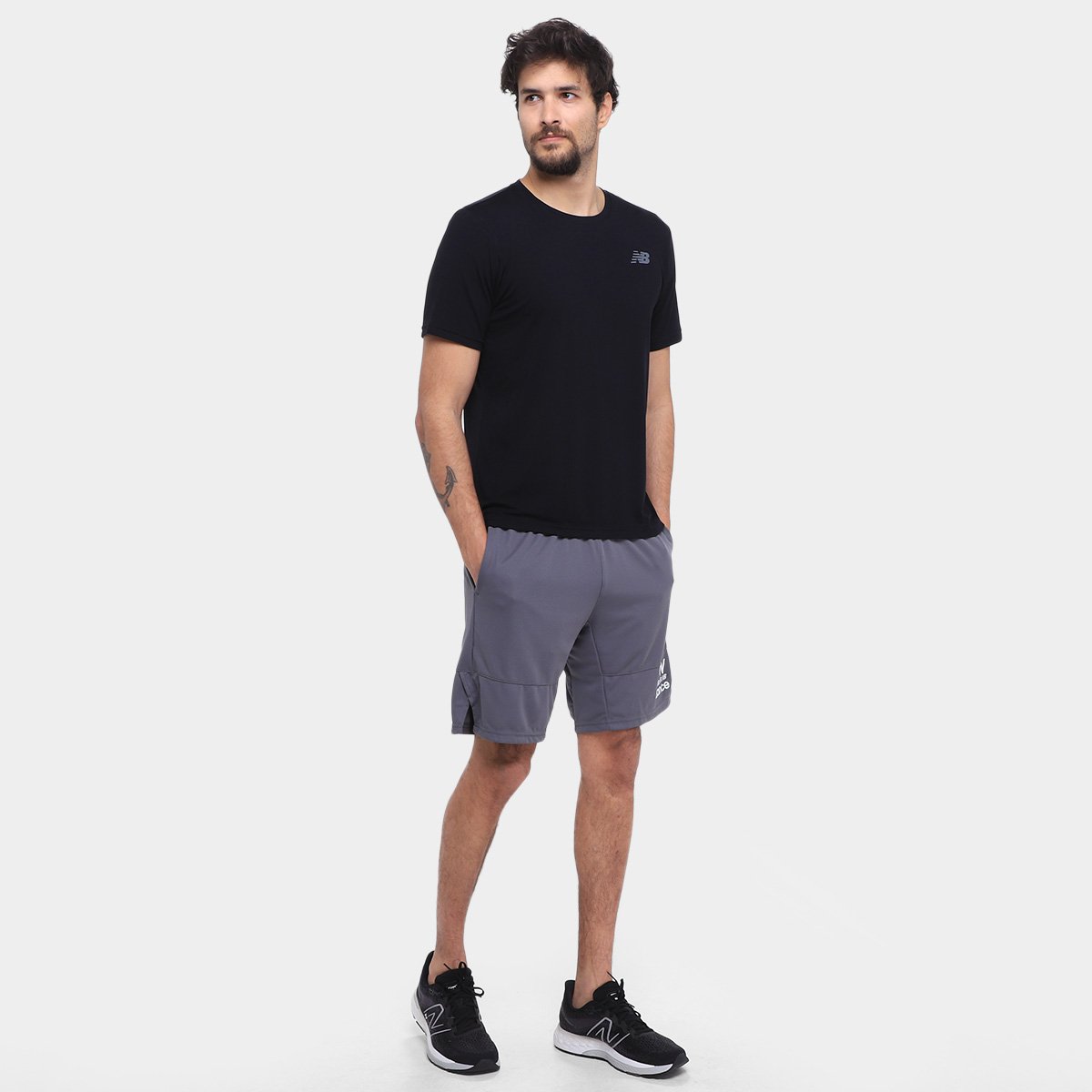 Bermuda New Balance Graphic 9 Masculina - Tam: P - 3