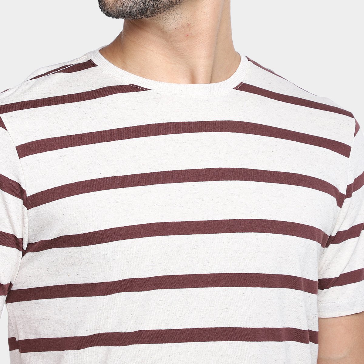 Camiseta Hering Listrada Masculina - Tam: M - 2