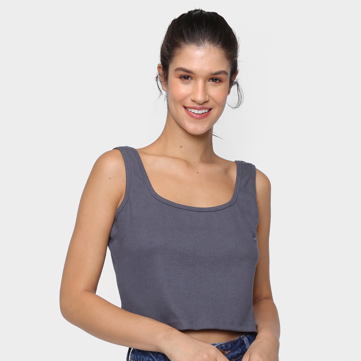 Regata Cropped Volcom Caps Stone Feminina