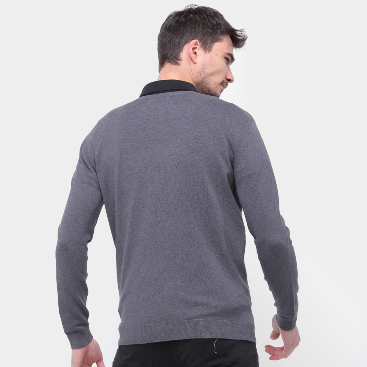 Suéter Hering Kowe Manga Longa Masculino - Tam: M - 1